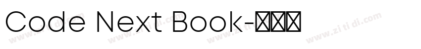 Code Next Book字体转换